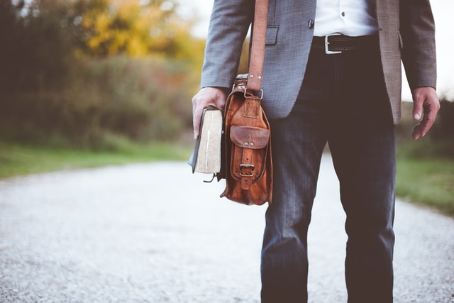 Pastor, man with bible