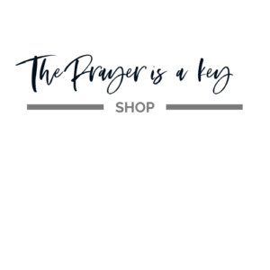 prayer is a key image logo