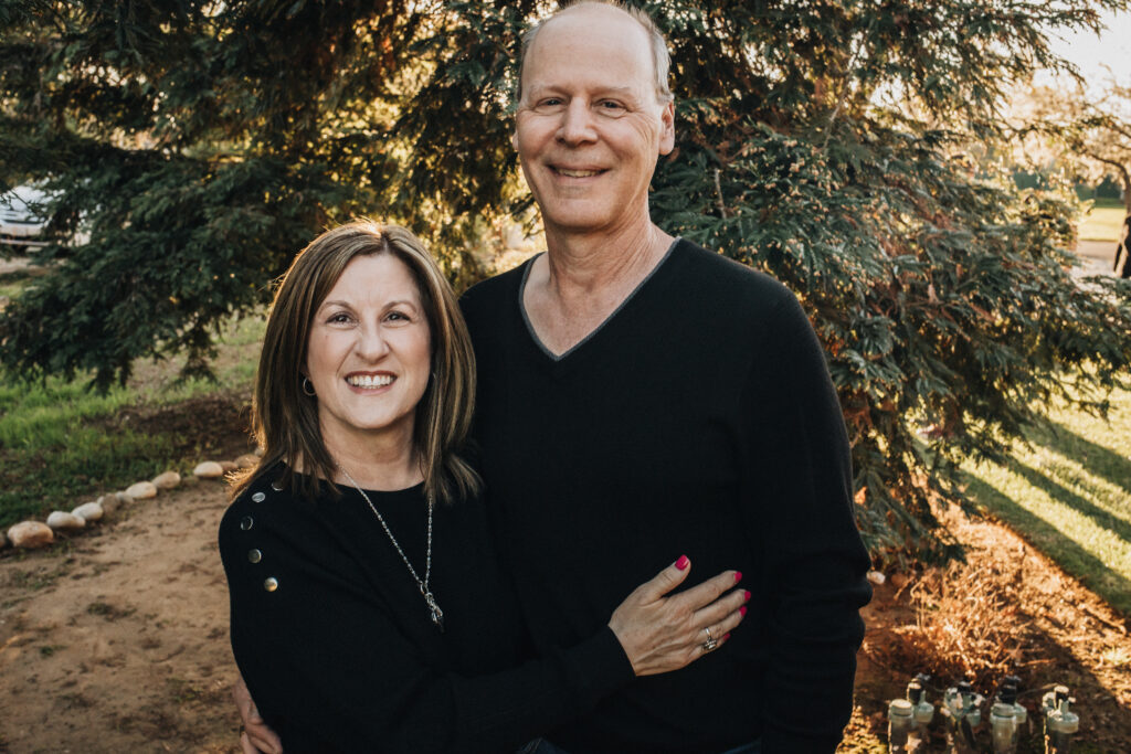 Tee With Prayer Is A Key and her husband Dan Dietrich