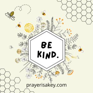 Bee Kind Yellow Honeycomb Social Media Post, Bee Kind Printable
